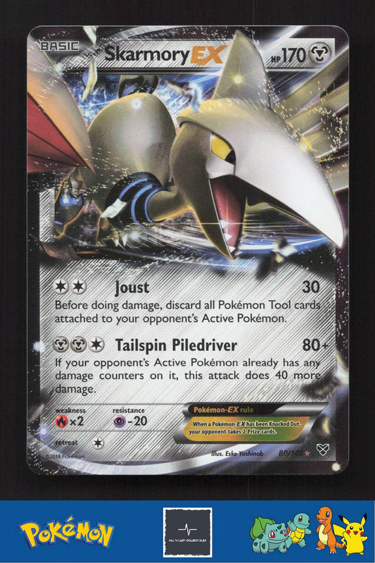 2014 Pokemon XY Base Set 80/146 Skarmory EX