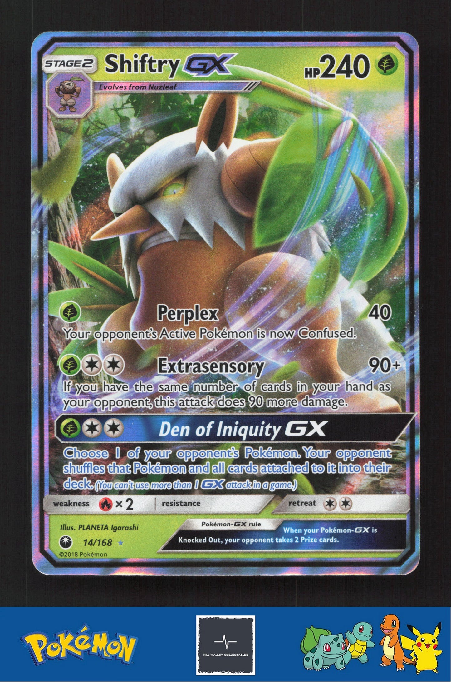 2018 Pokemon SM Celestial Storm 14/168 Shiftry GX