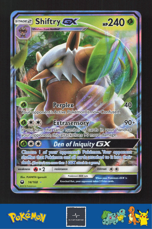 2018 Pokemon SM Celestial Storm 14/168 Shiftry GX