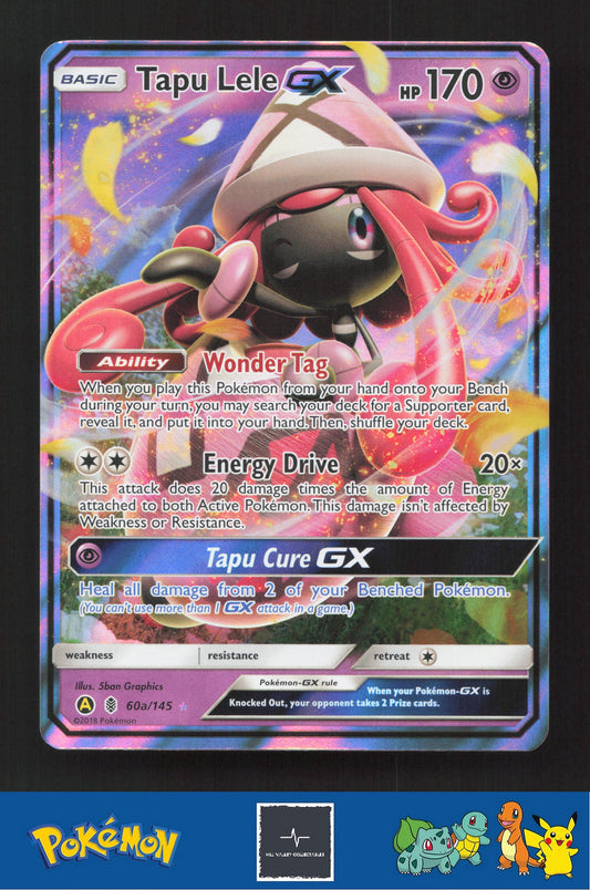 2018 Pokemon Alternate Art Promo 60a/145 Tapu Lele GX