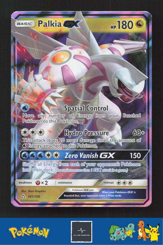 2018 Pokemon SM Ultra Prism 101/156 Palkia GX