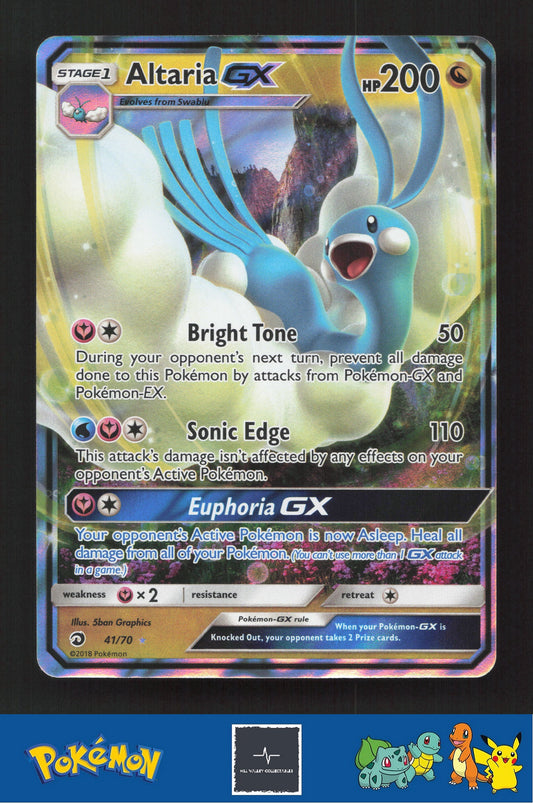 2018 Pokemon SM Dragon Majesty 41/70 Altaria GX