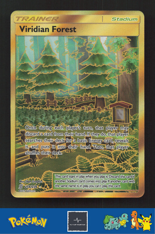 2019 Pokemon SM Unified Minds 256/236 Viridian Forest