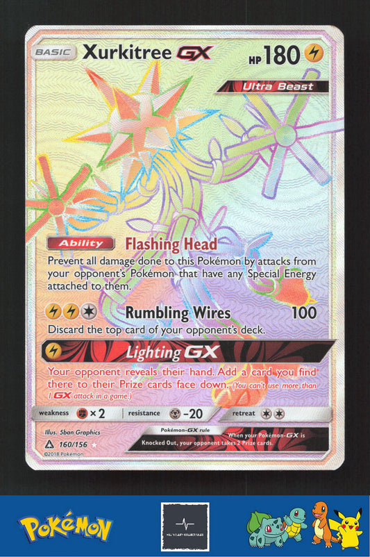 2018 Pokemon SM Ultra Prism 160/156 Xurkitree GX