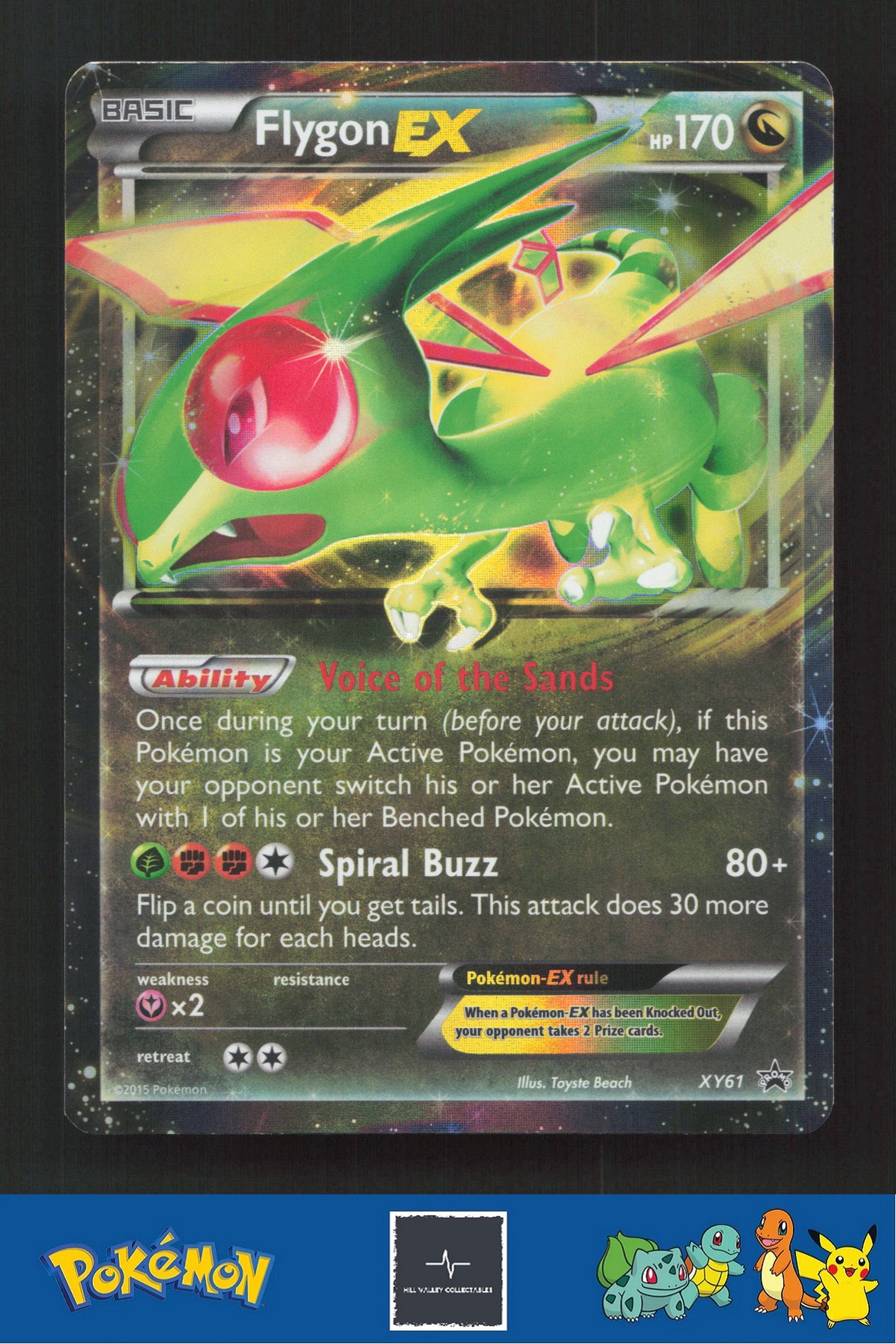 2015 Pokemon XY Promo XY61 Flygon EX