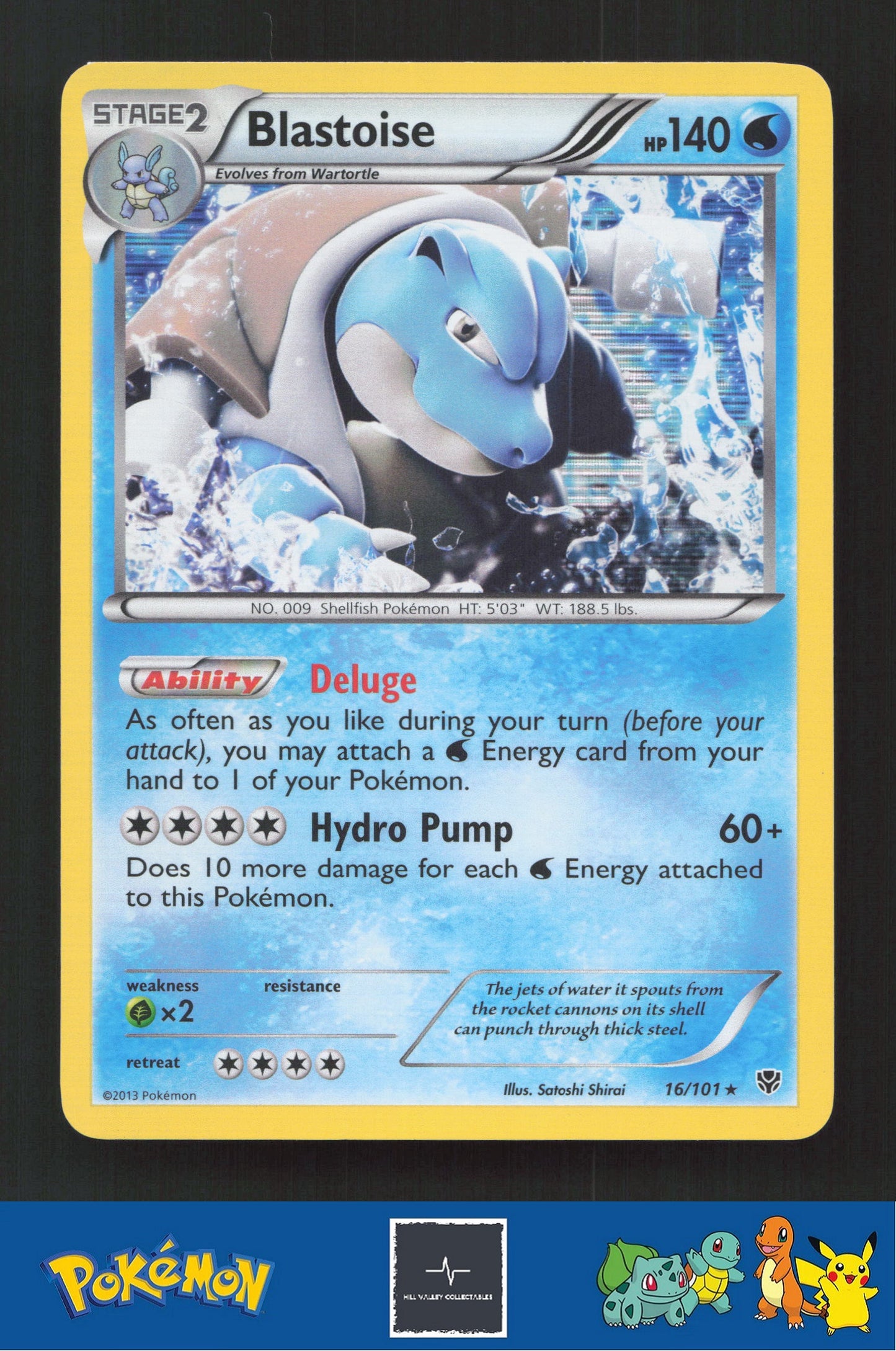 2013 Pokemon BW Plasma Blast 16/101 Blastoise