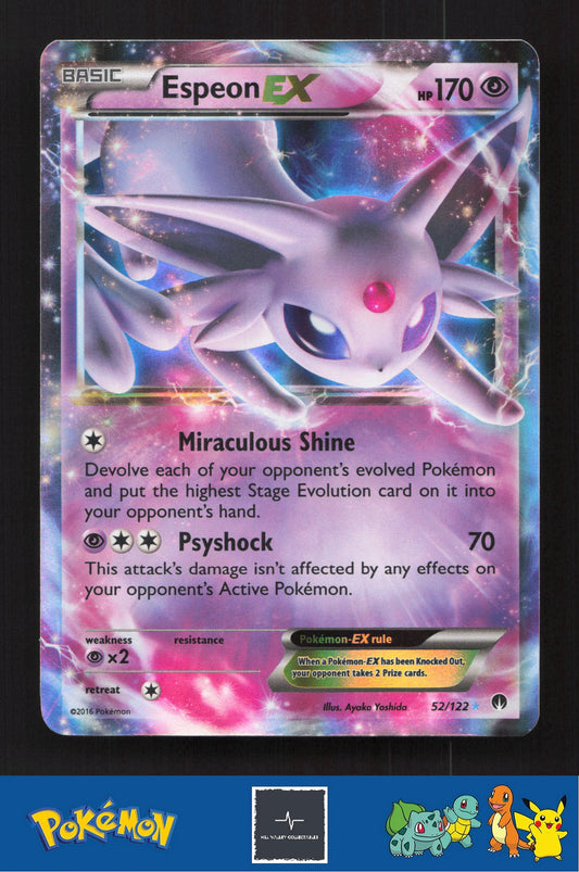 2016 Pokemon XY BREAKpoint 52/122 Espeon EX