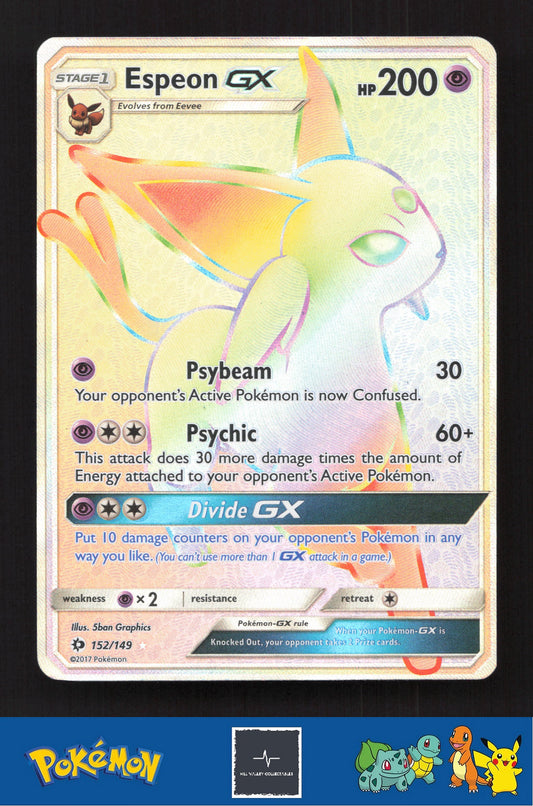 2017 Pokemon SM Sun & Moon Base Set 152/149 Espeon GX