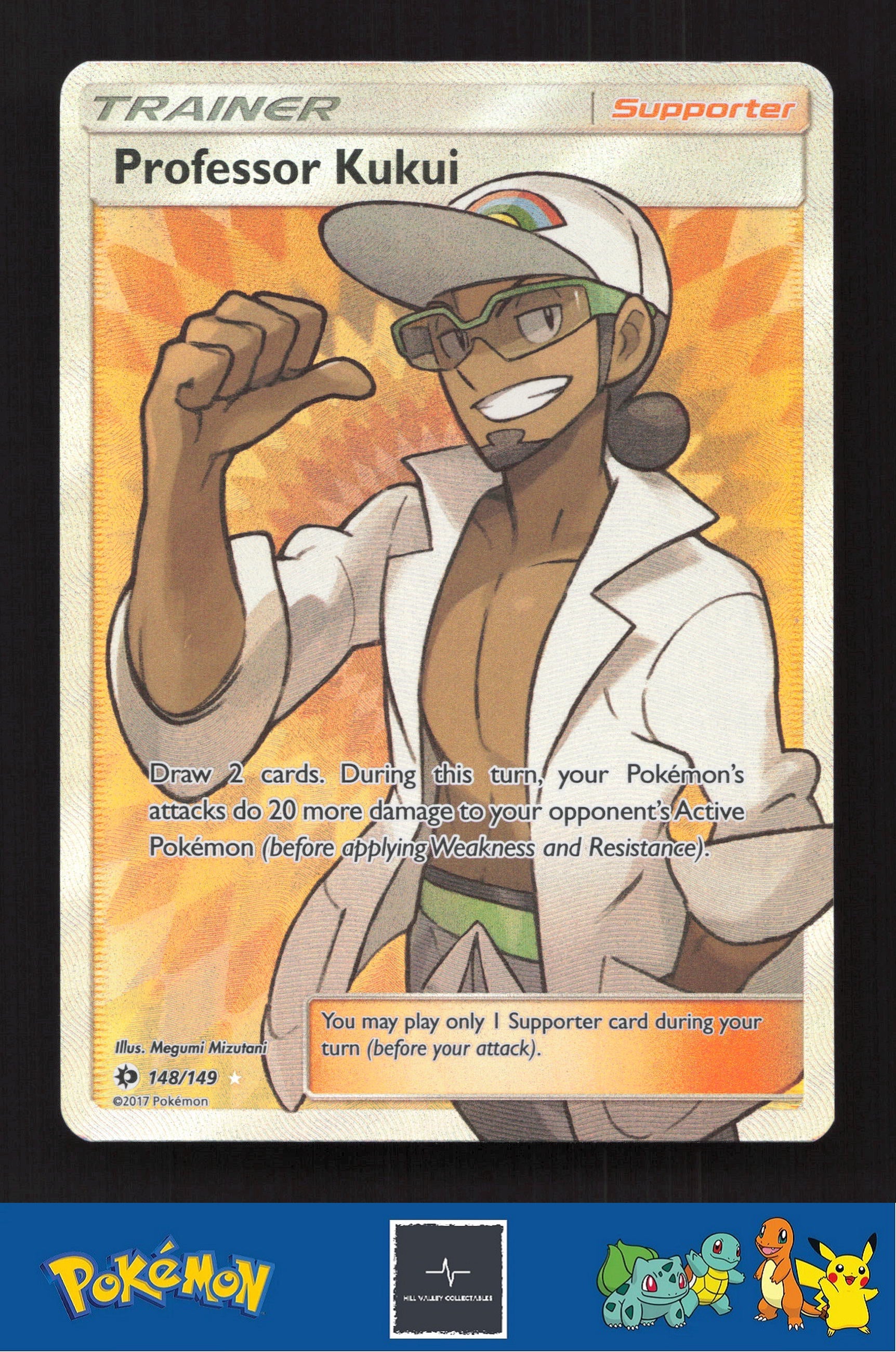 2017 Pokemon SM Sun & Moon Base Set 148/149 Professor Kukui