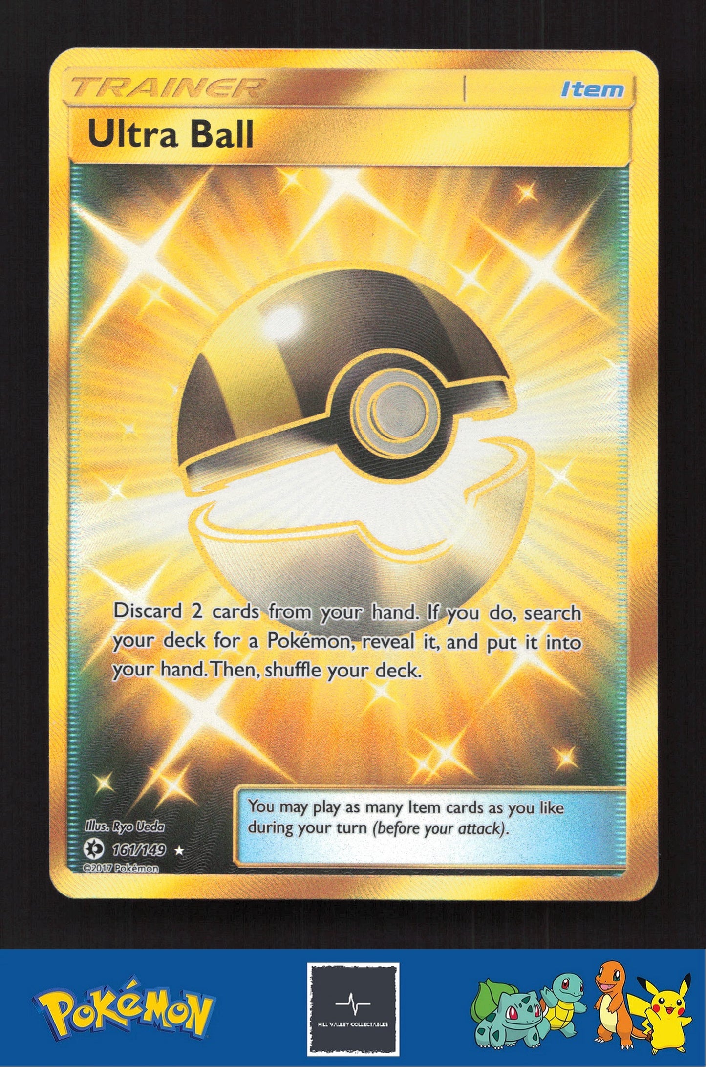 2017 Pokemon SM Sun & Moon Base Set 161/149 Ultra Ball
