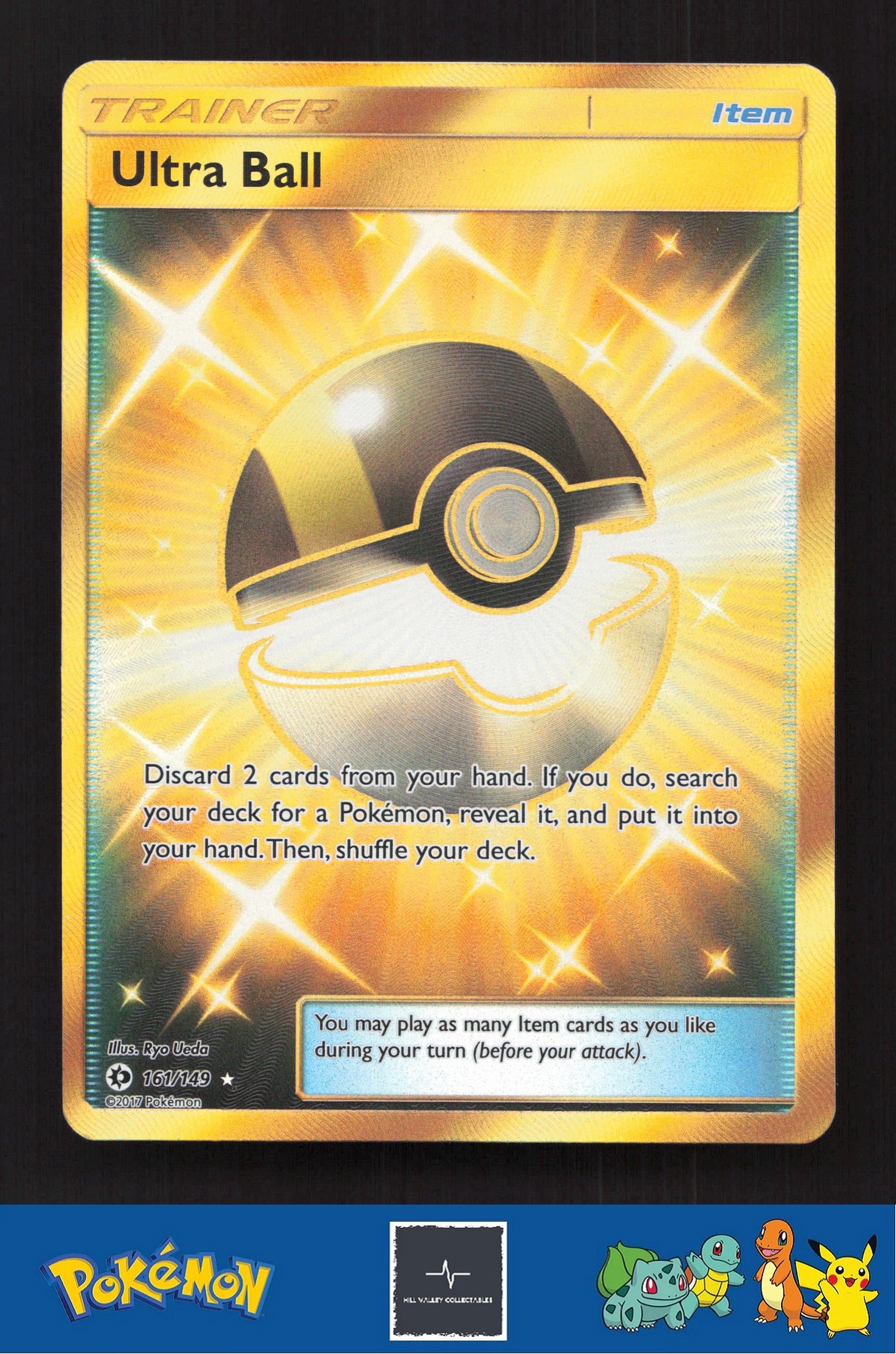 2017 Pokemon SM Sun & Moon Base Set 161/149 Ultra Ball