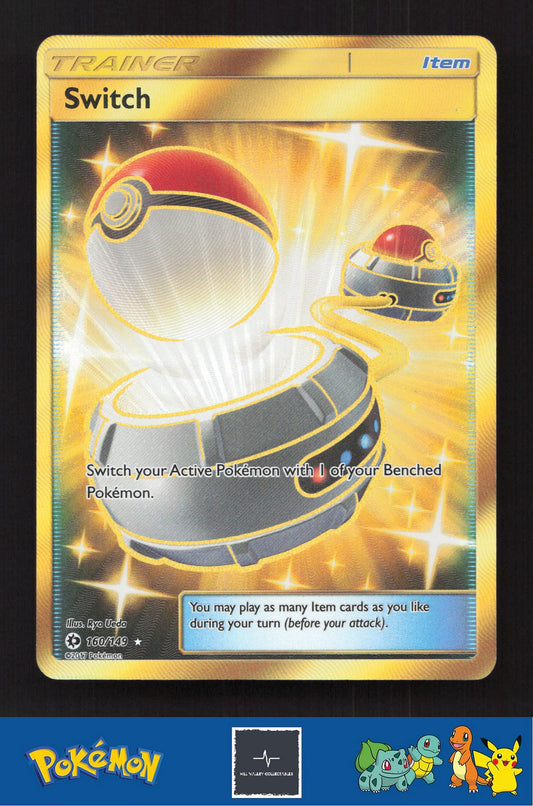 2017 Pokemon SM Sun & Moon Base Set 160/149 Switch