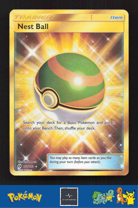 2017 Pokemon SM Sun & Moon Base Set 158/149 Nest Ball