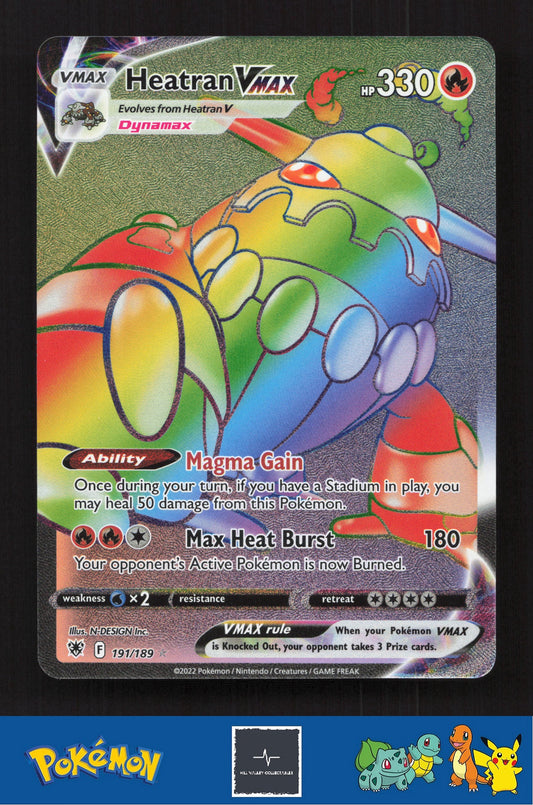 2022 Pokemon SWSH Astral Radiance 191/189 Heatran VMAX