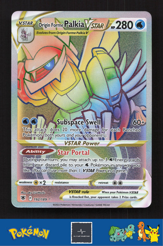 2022 Pokemon SWSH Astral Radiance 192/189 Origin Forme Palkia Vstar