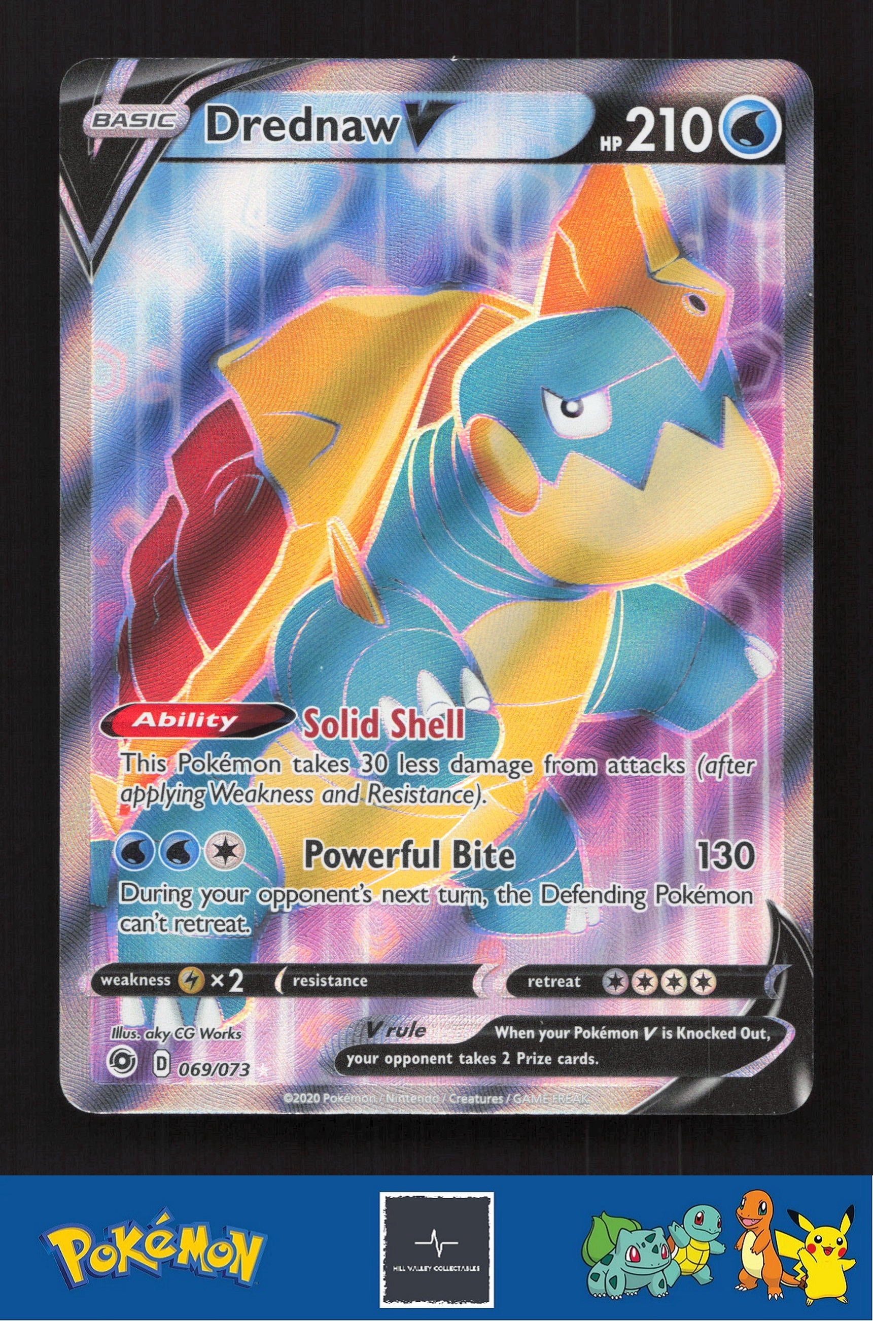 2020 Pokemon SWSH Champion's Path 69/73 Drednaw V