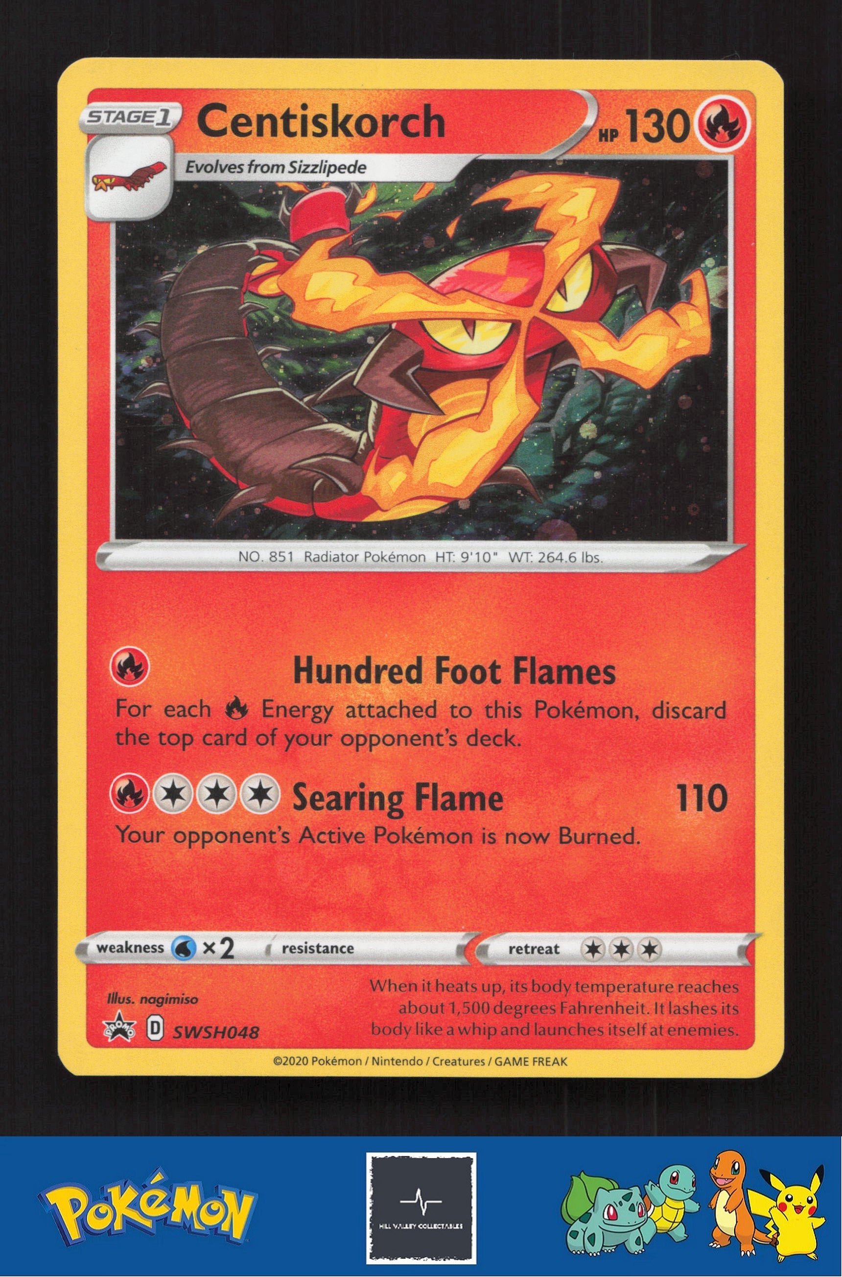 2020 Pokemon SWSH Sword & Shield Promo SWSH048 Centiskorch