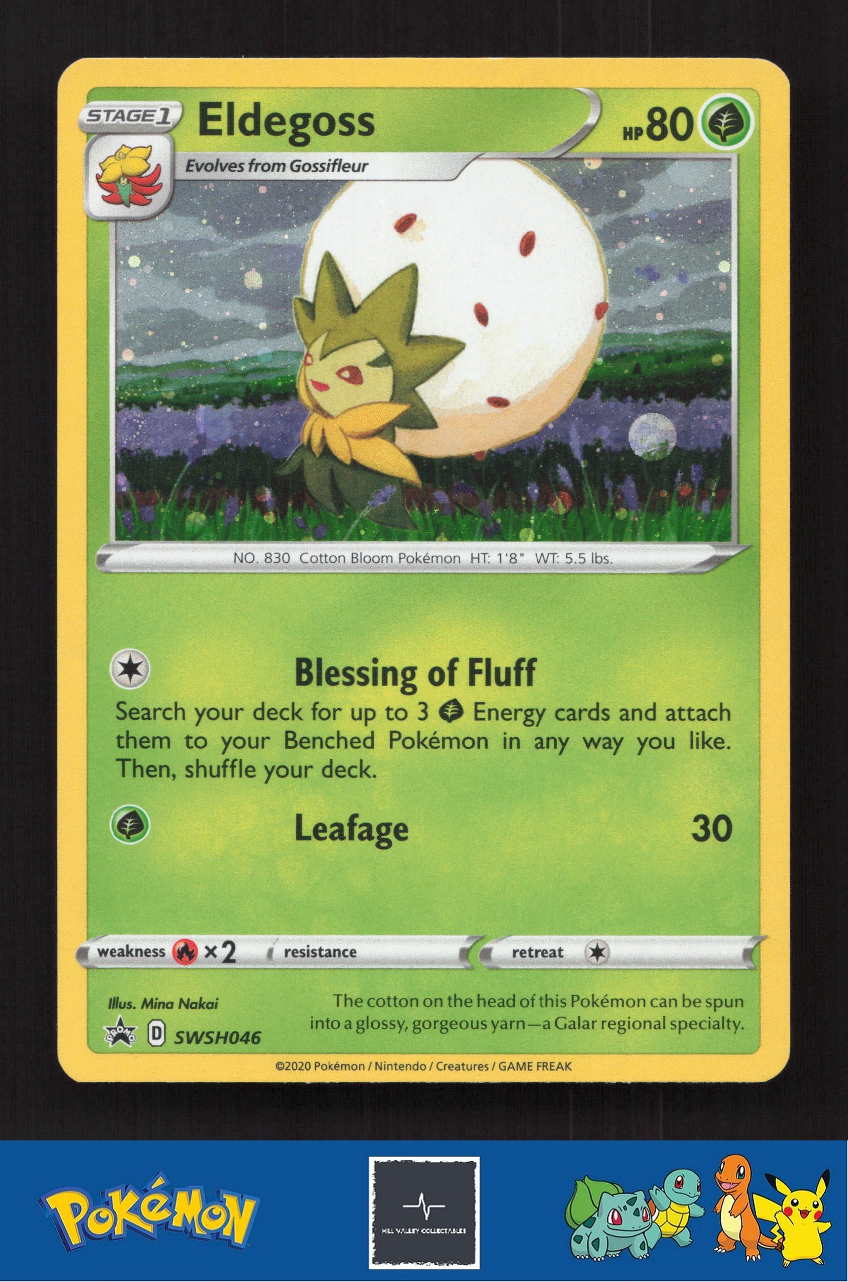 2020 Pokemon SWSH Sword & Shield Promo SWSH046 Eldegoss