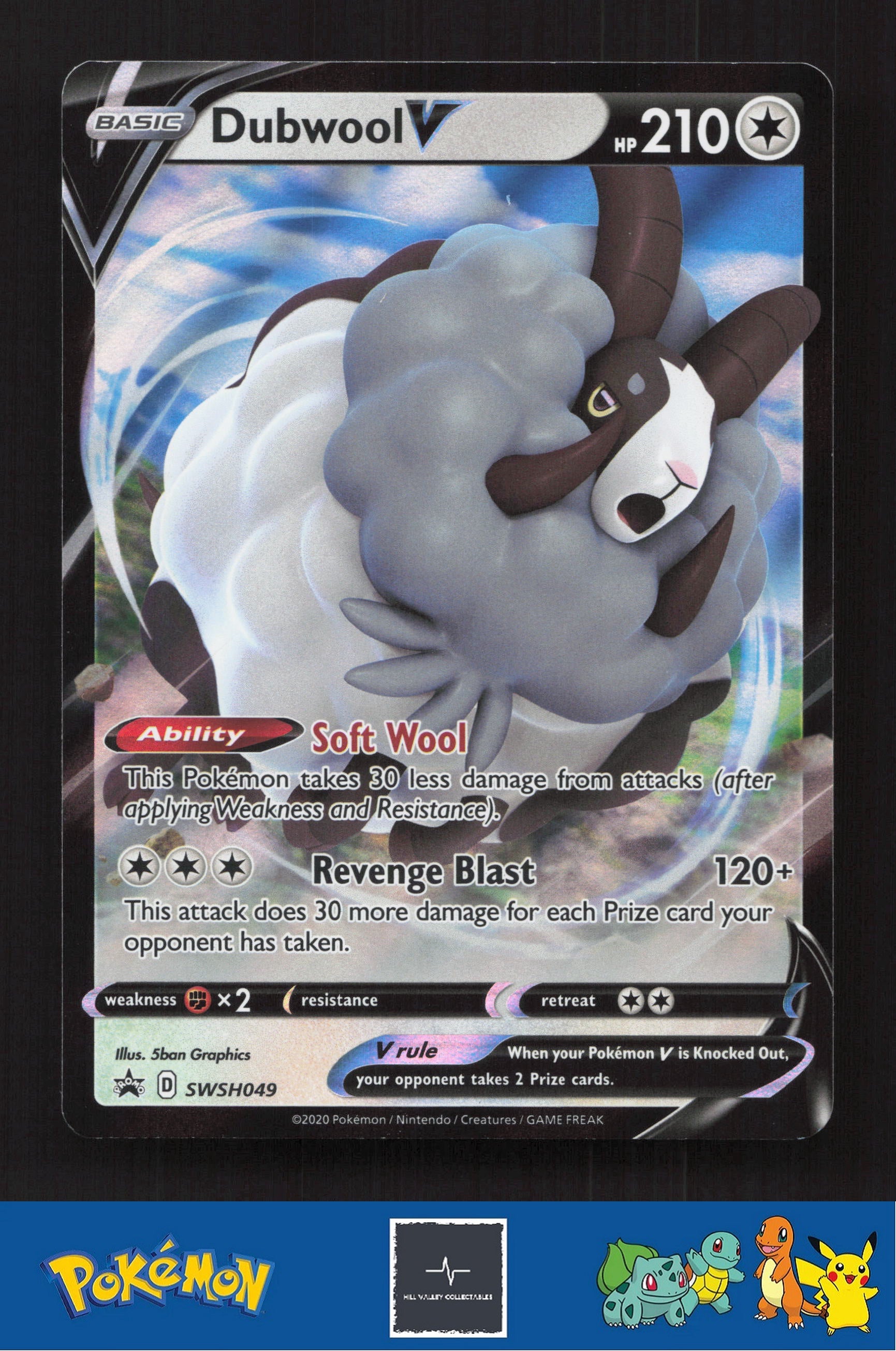2020 Pokemon SWSH Sword & Shield Promo SWSH049 Dubwool V