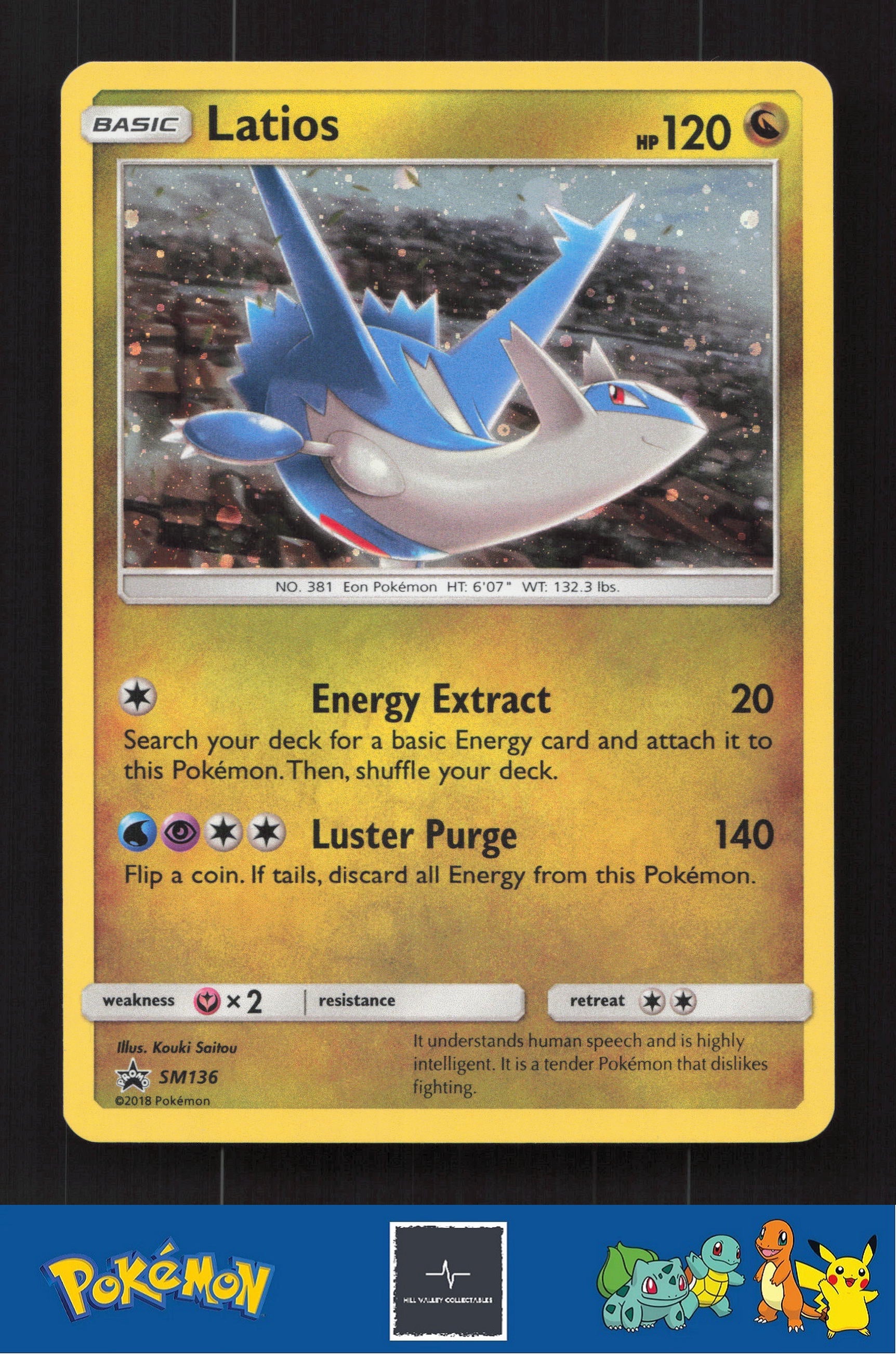 2018 Pokemon SM Promo SM136 Latios Holo