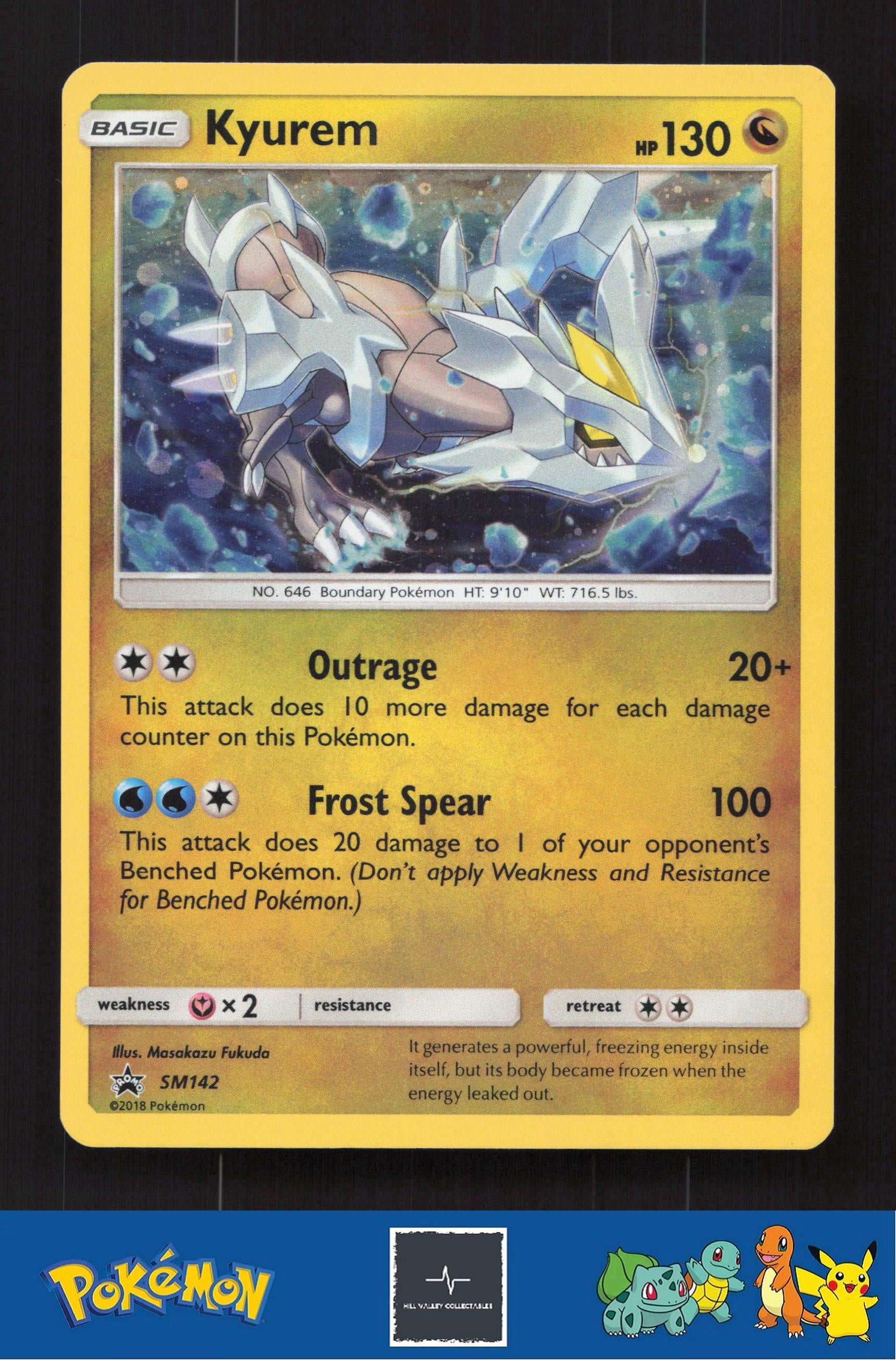 2018 Pokemon SM Promo SM142 Kyurem Holo