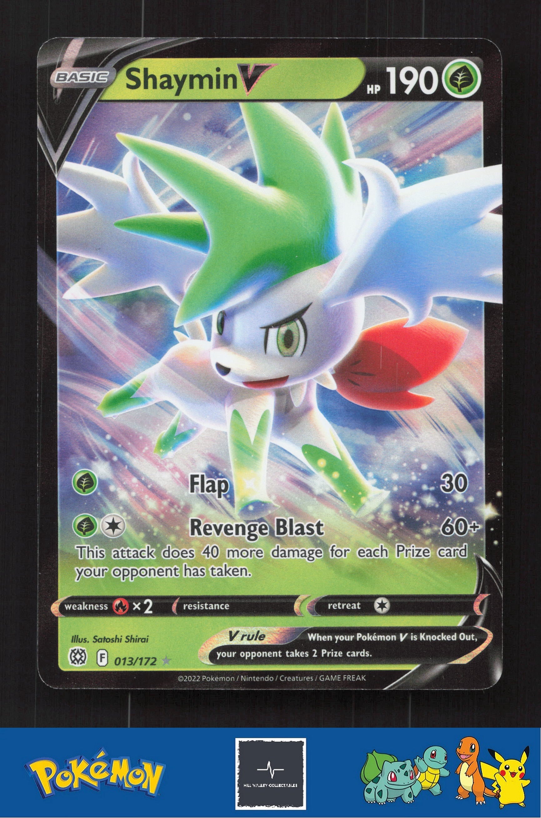 2022 Pokemon SWSH Brilliant Stars 013/172 Shaymin V