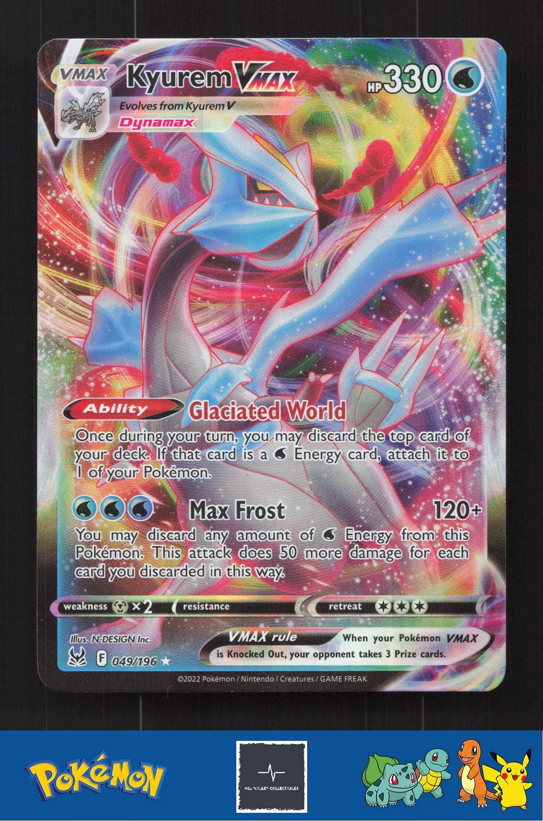 2022 Pokemon SWSH Lost Origin 049/196 Kyurem VMAX