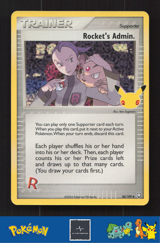 2021 Pokemon Celebrations Classic Collection 86/109 Rocket's Admin