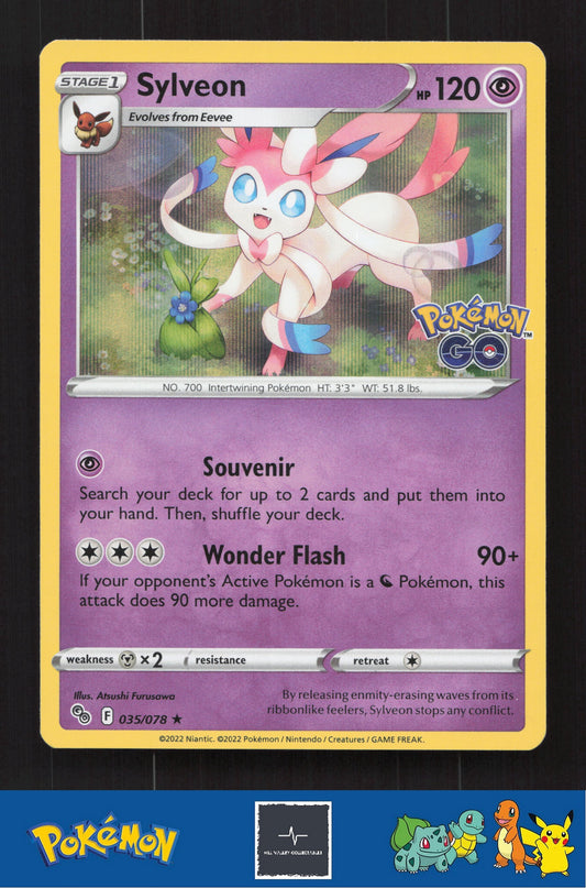 2022 Pokemon SWSH Pokemon GO 035/078 Sylveon Holo
