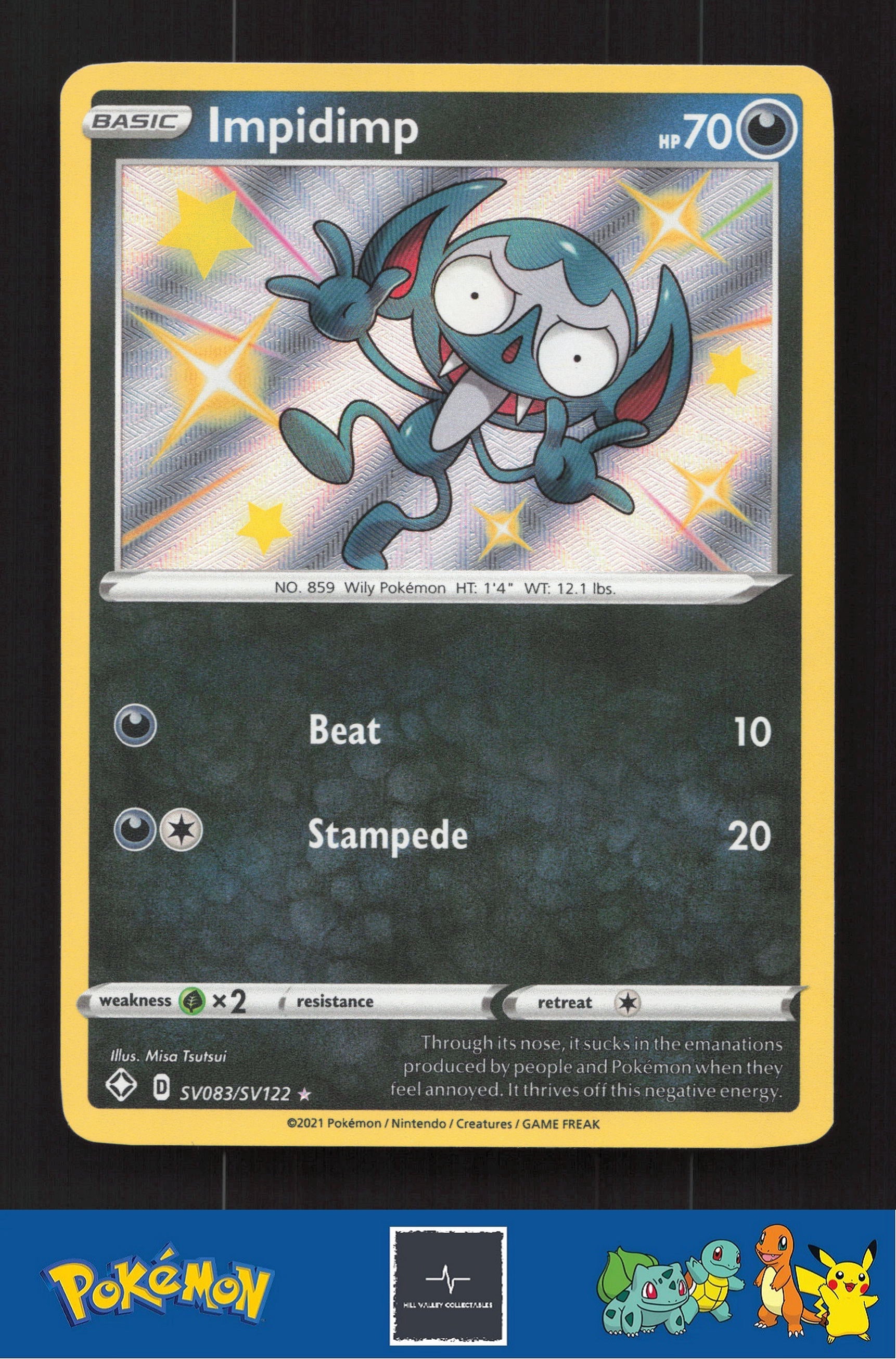 2021 Pokemon SWSH Shining Fates SV083/SV122 Impidimp