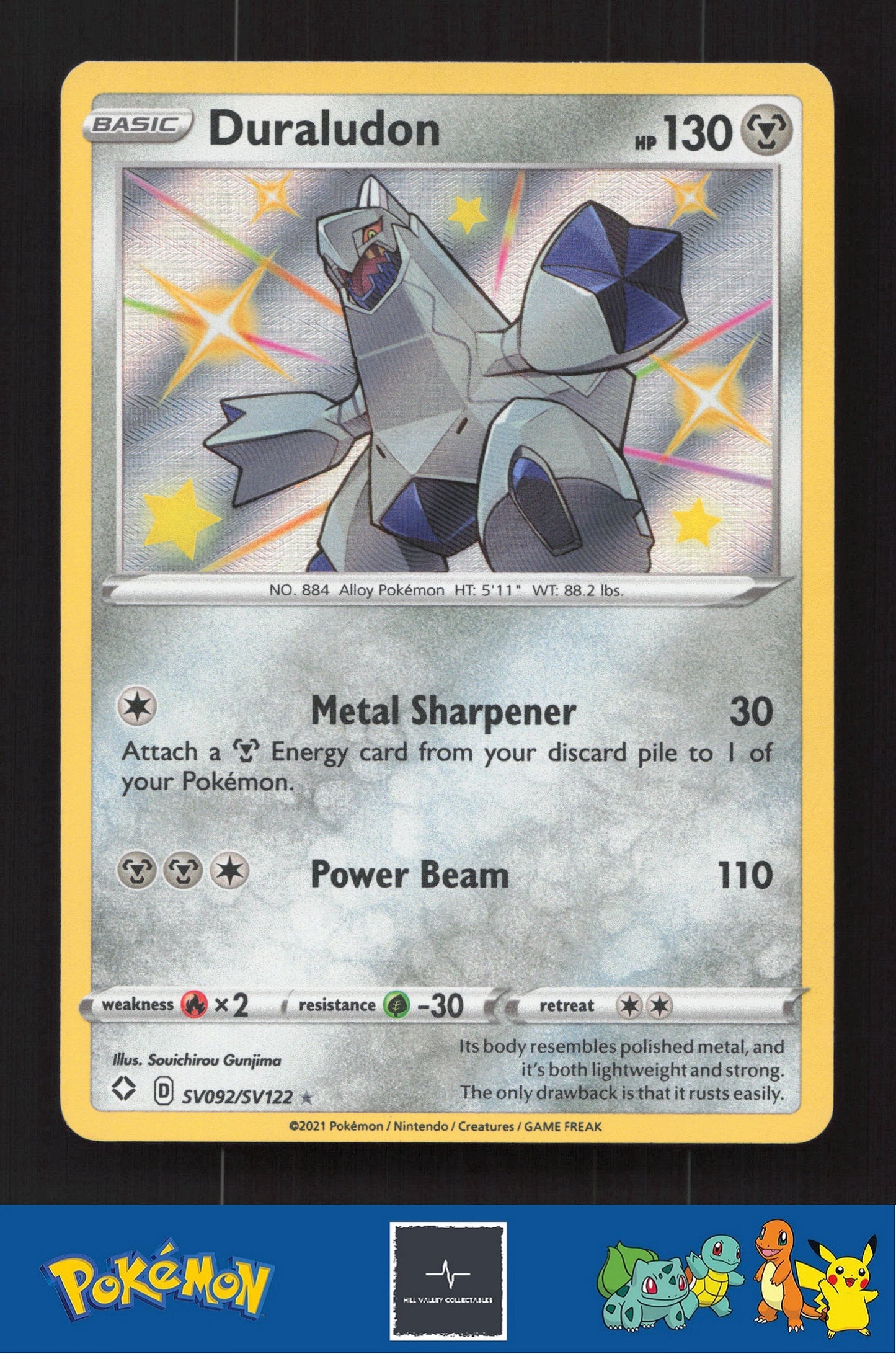 2021 Pokemon SWSH Shining Fates SV092/SV122 Duraludon