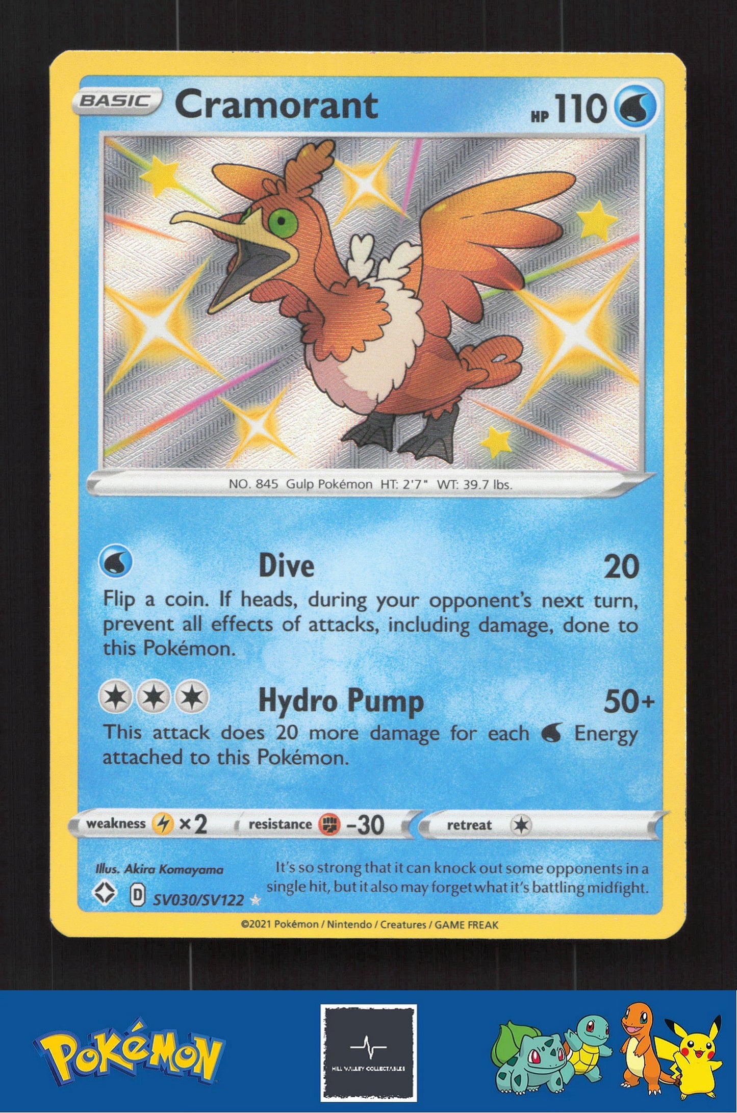 2021 Pokemon SWSH Shining Fates SV030/SV122 Cramorant