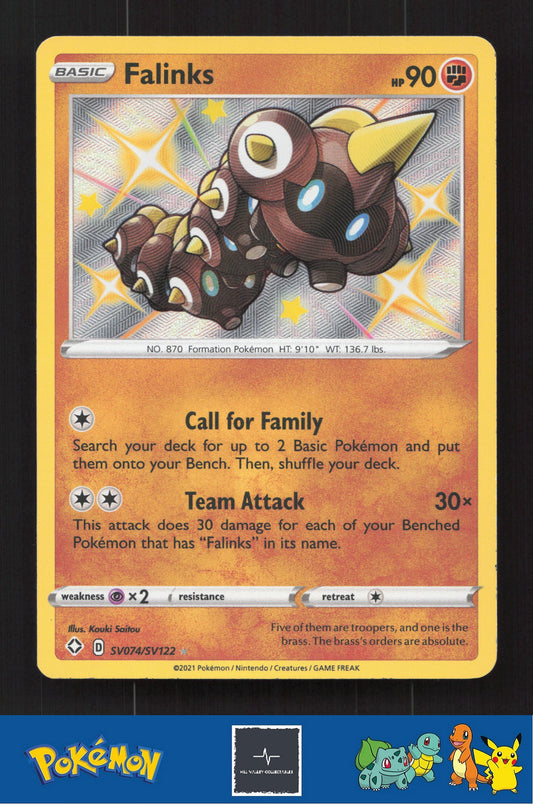 2021 Pokemon SWSH Shining Fates SV074/SV122 Falinks