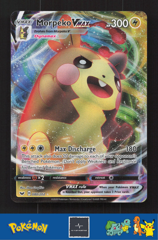 2020 Pokemon SWSH Sword & Shield Base Set 080/202 Morpeko VMAX