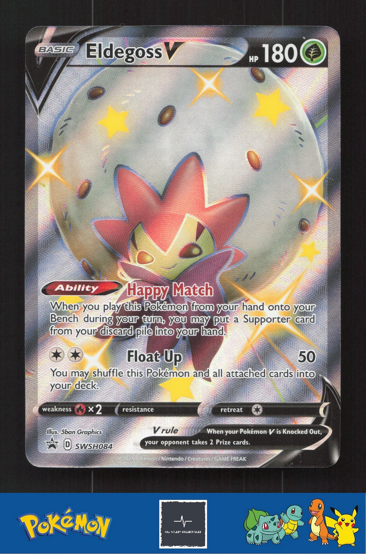 2021 Pokemon SWSH Sword & Shield Promo SWSH084 Eldegoss V