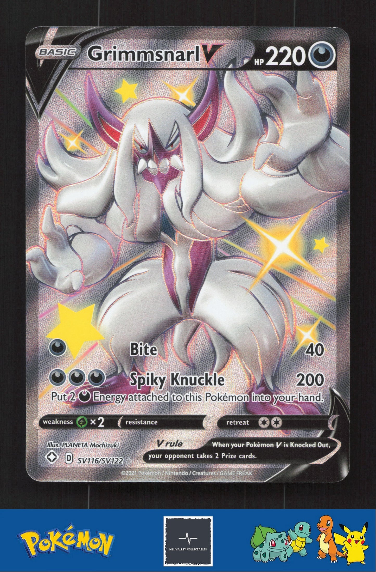 2021 Pokemon SWSH Shining Fates SV116/SV122 Grimmsnarl V