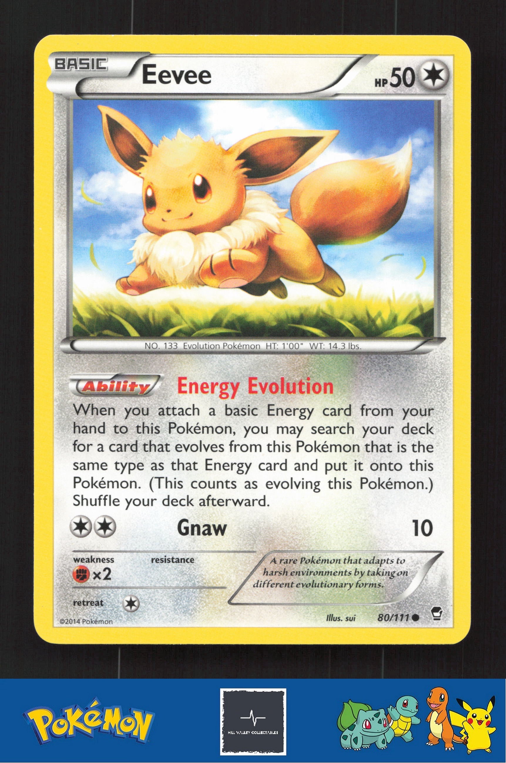 2014 Pokemon XY Furious Fists 80/111 Eevee