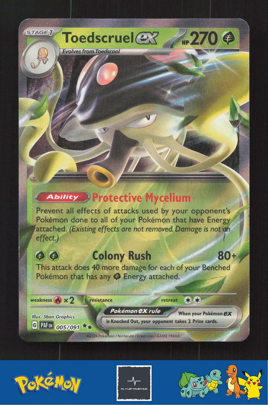 2024 Pokemon SV PAFen Paldean Fates 005/091 Toedscruel ex