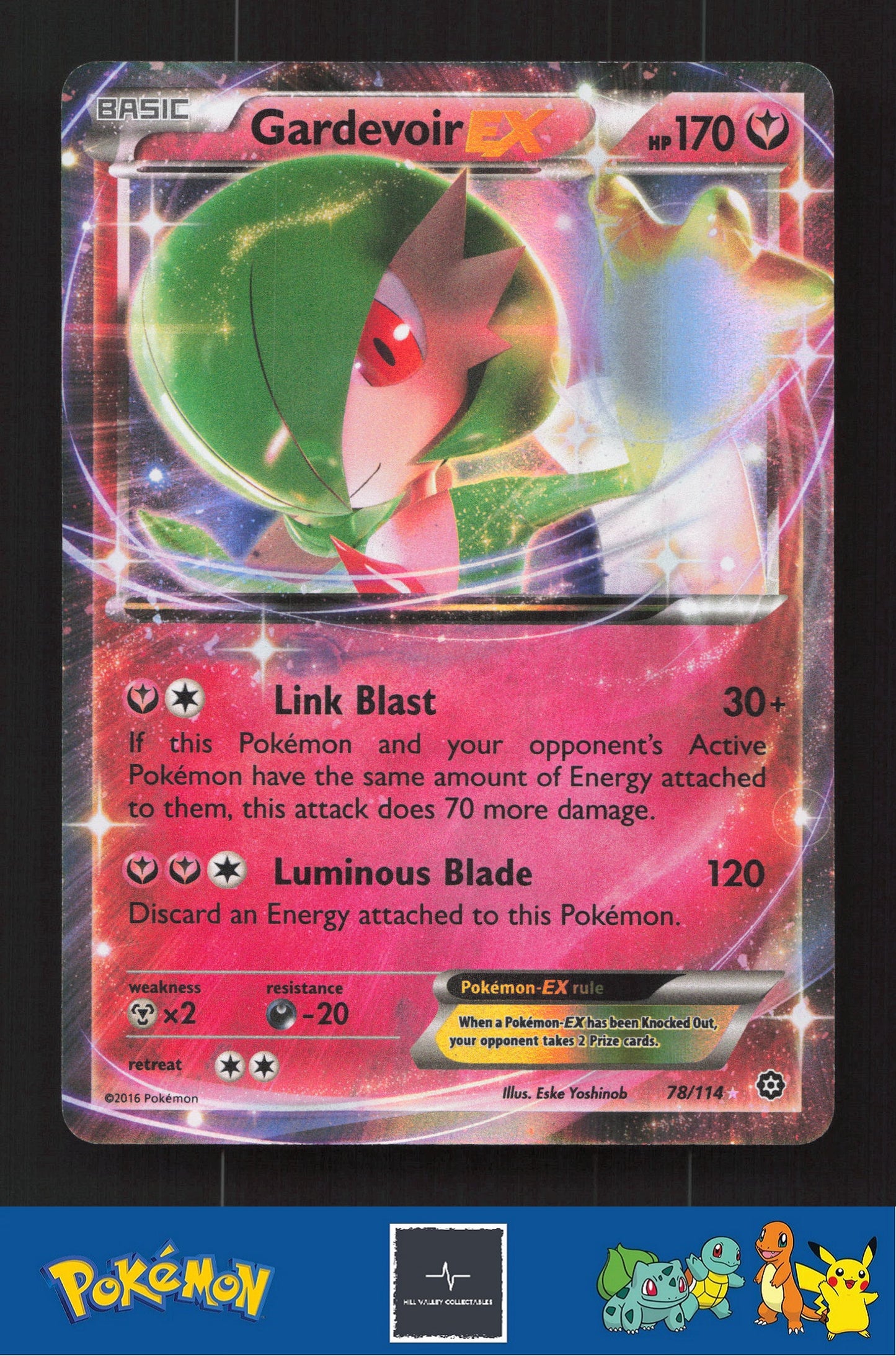 2016 Pokemon XY Steam Siege 78/114 Gardevoir EX