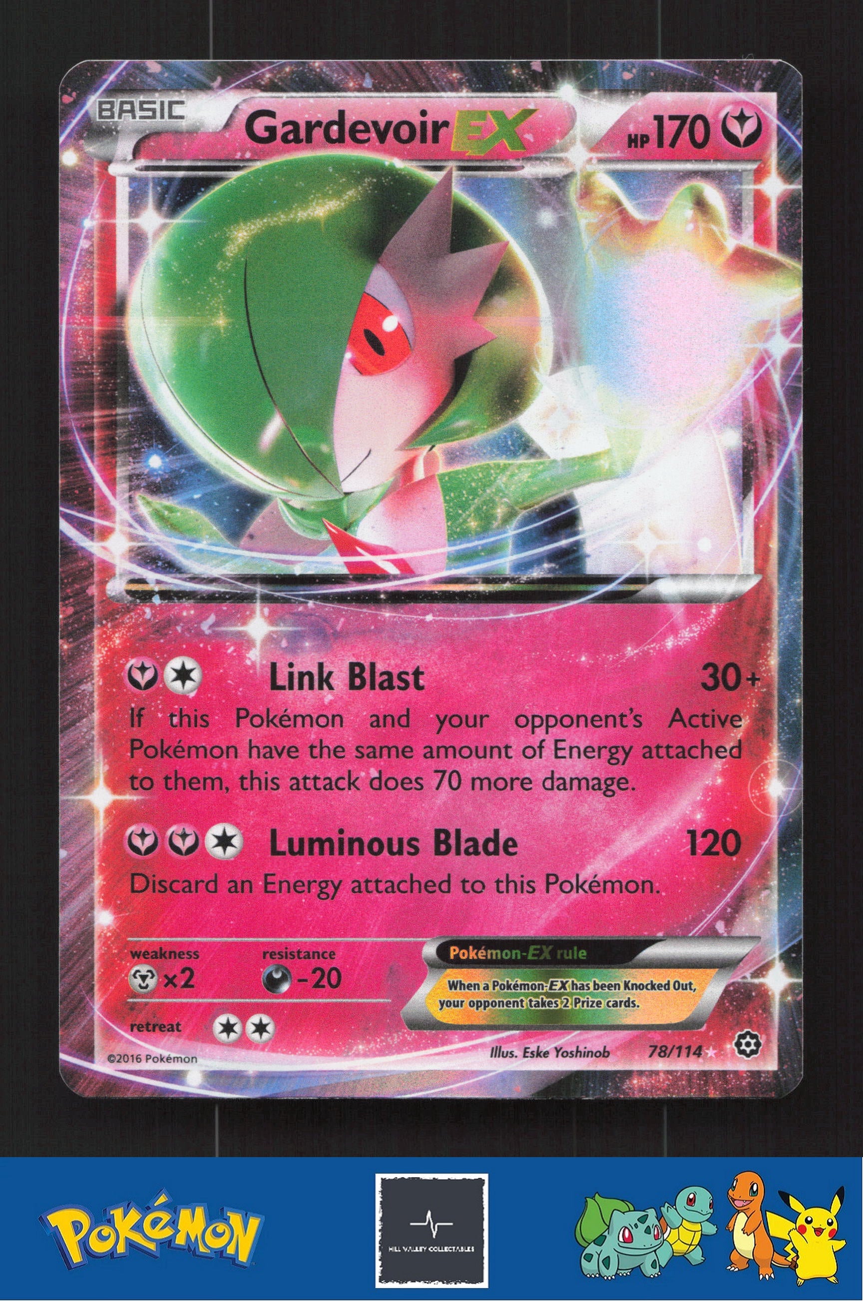 2016 Pokemon XY Steam Siege 78/114 Gardevoir EX