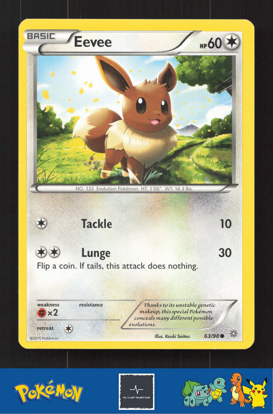 2015 Pokemon XY Ancient Origins 63/98 Eevee