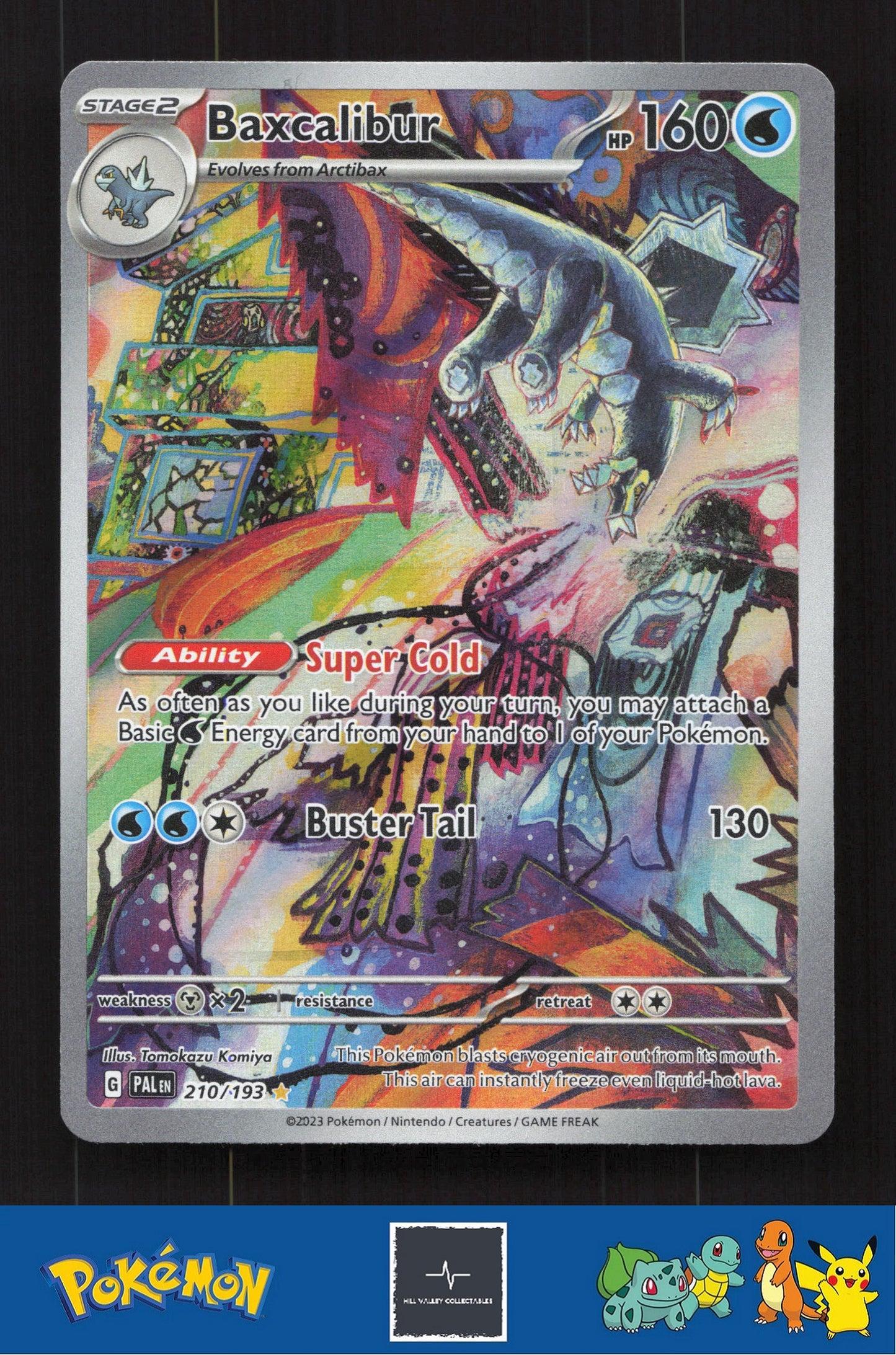 2023 Pokemon PAL Paldea Evolved 210/193 Baxcalibur
