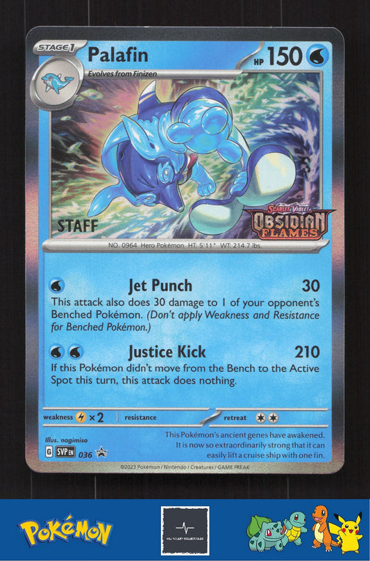 2023 Pokemon SVP Scarlet & Violet Promo 036 Palafin STAFF