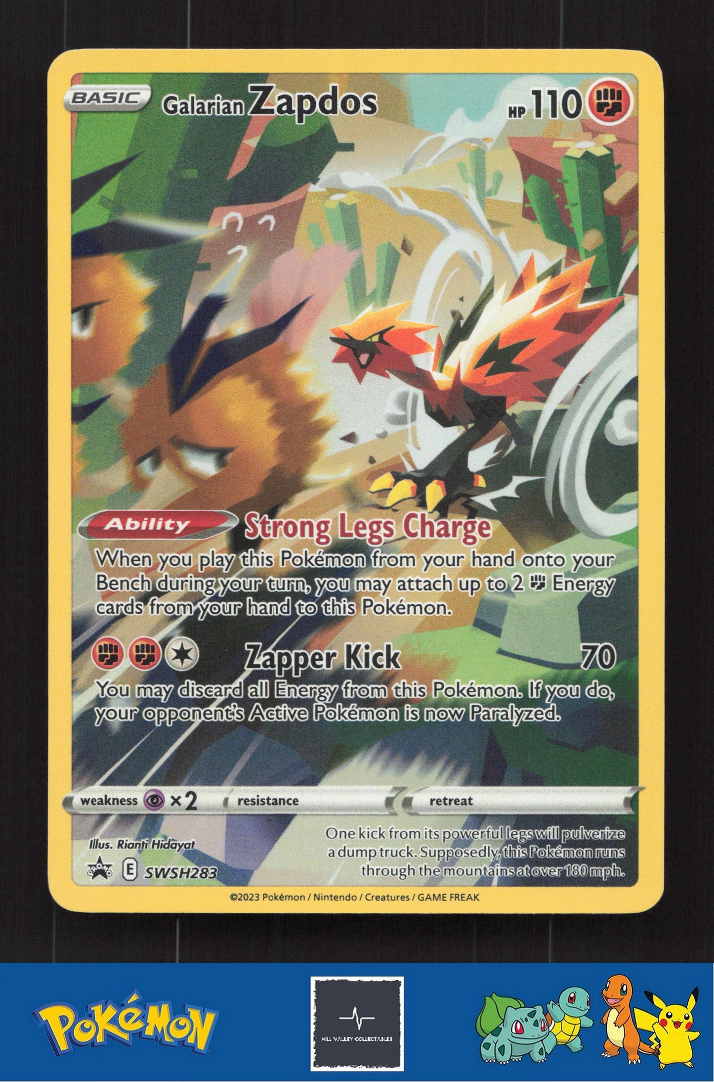2023 Pokemon SWSH Sword & Shield Promo SWSH283 Galarian Zapdos