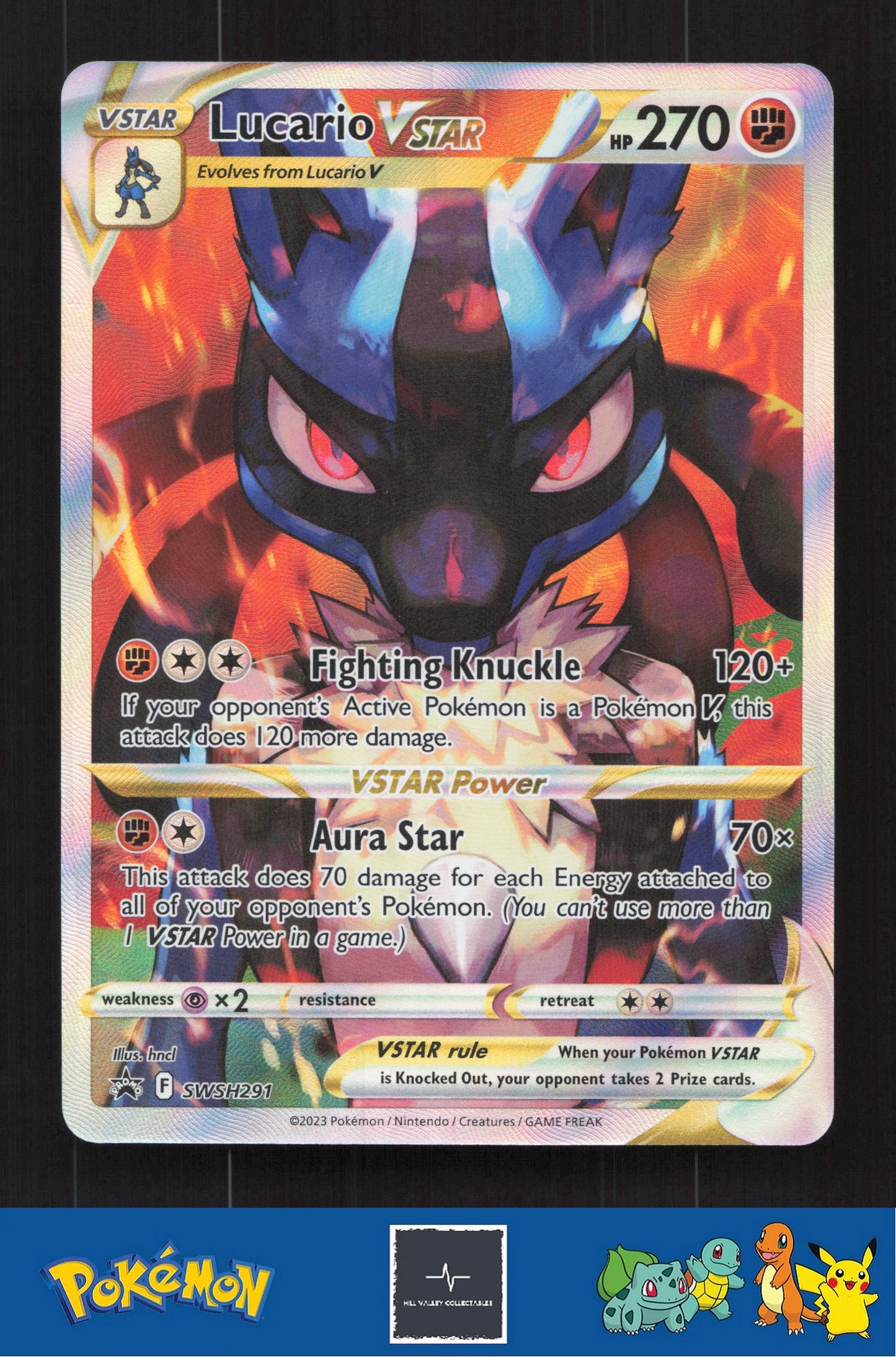 2023 Pokemon SWSH Sword & Shield Promo SWSH291 Lucario Vstar