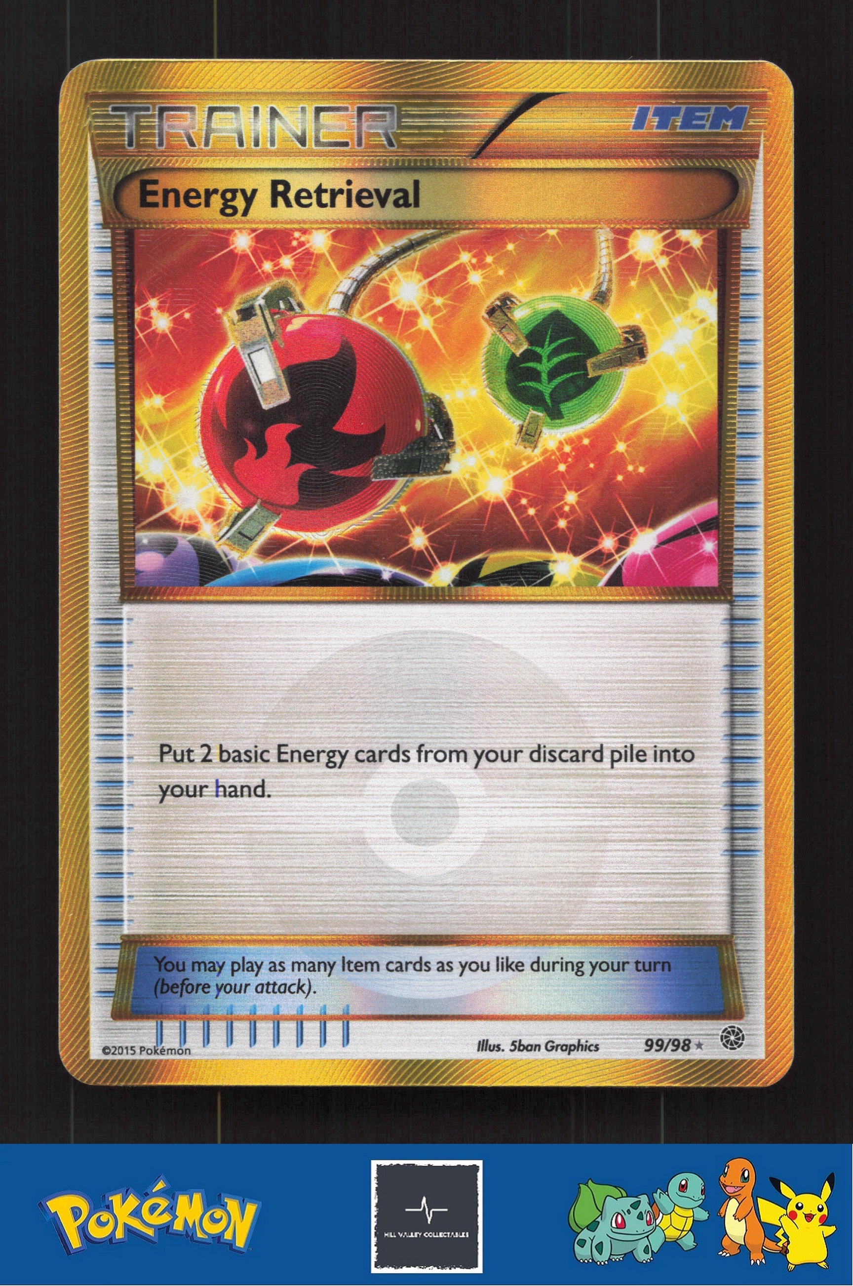 2015 Pokemon XY Ancient Origins 99/98 Energy Retrieval