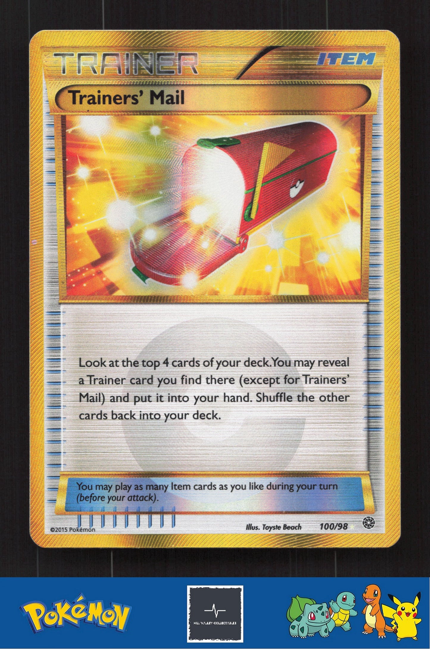 2015 Pokemon XY Ancient Origins 100/98 Trainers' Mail