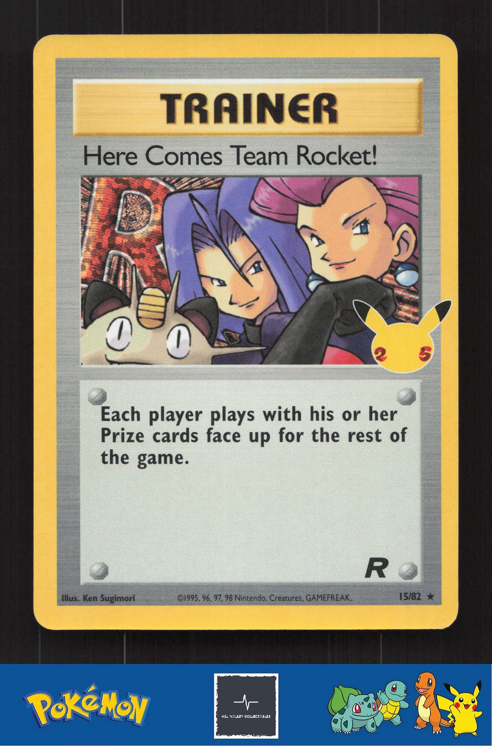 2021 Pokemon Celebrations Classic Collection 15/82 Here Comes Team Rocket!