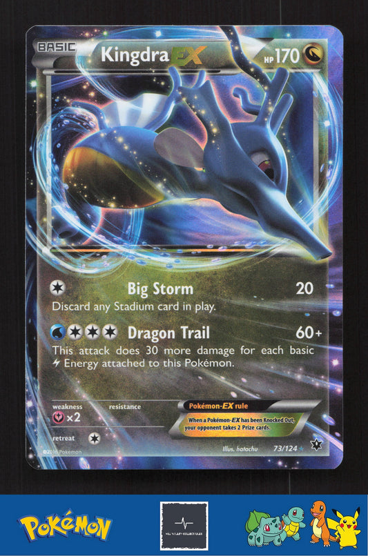 2016 Pokemon XY Fates Collide 73/124 Kingdra EX