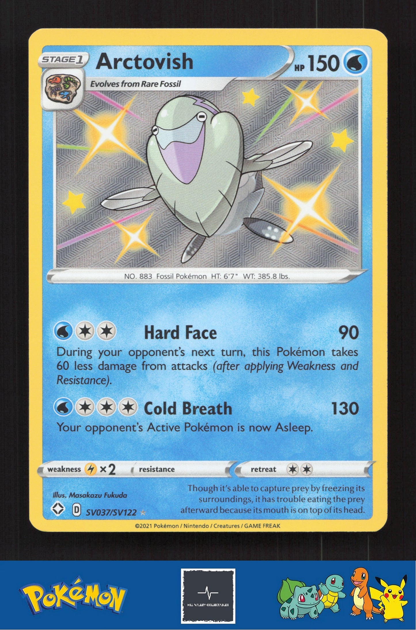 2021 Pokemon SWSH Shining Fates SV037/SV122 Arctovish